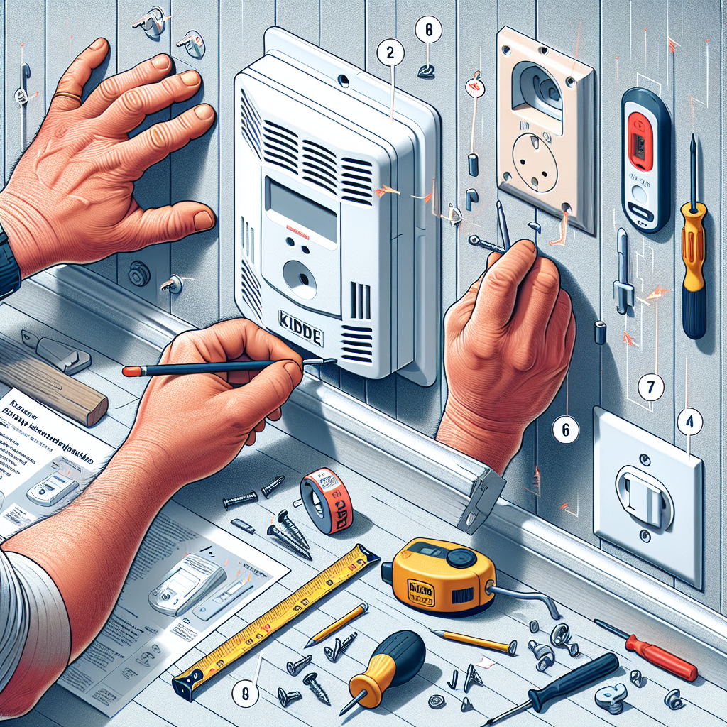 Jak prawidłowo zamontować czujnik Kidde?