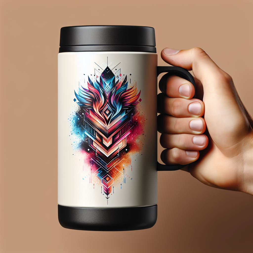 Twoje logo w dłoni klienta dzięki stylowym kubkom termicznym